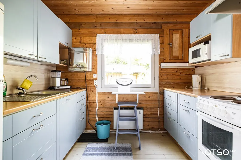 Kitchen - Winter Cottage with Sauna on Hästikari Island