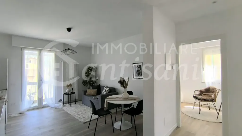 Living Room - Rearranged Apartment with Balcony in Florence