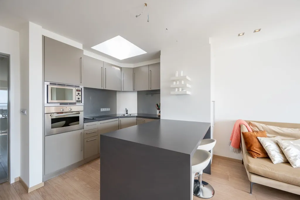Küche - Apartment with Sea View in Duinbergen
