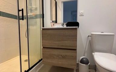 Salles de bain - Appartement Rénové T2 avec Double Exposition à Graulhet