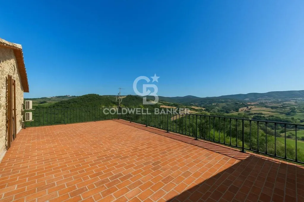Terrass - Rustic Terraced House with Panoramic Terrace in Collazzone