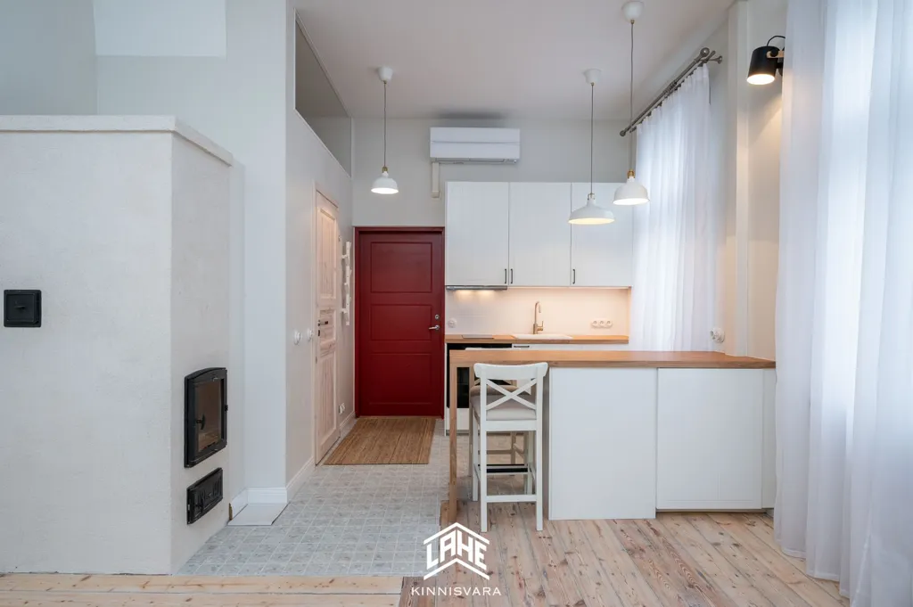 Cuisine - Renovated Studio Flat with Garden in Tartu
