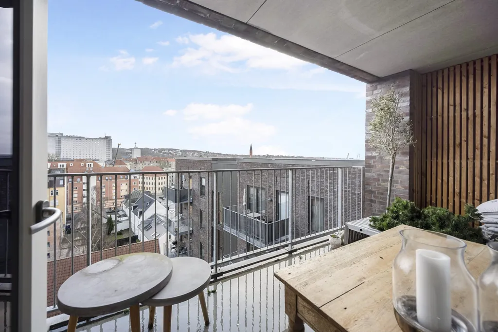 Balcon - AstaHus Apartment with Two Rooms in Aalborg