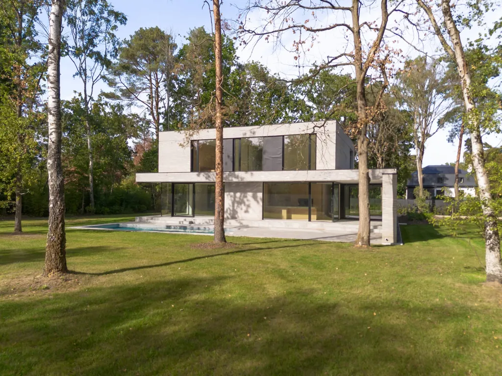 Extérieur - Villa Contemporaine avec Piscine près de Keerbergen