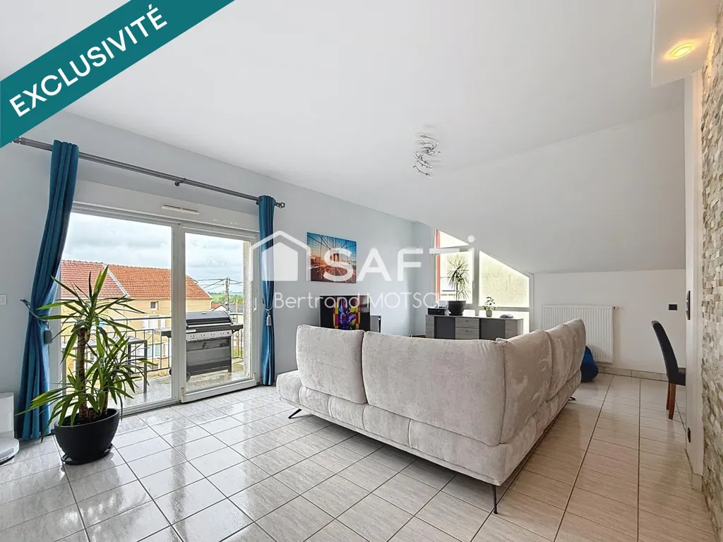 Séjour - Appartement avec Terrasse Sud à Gorcy