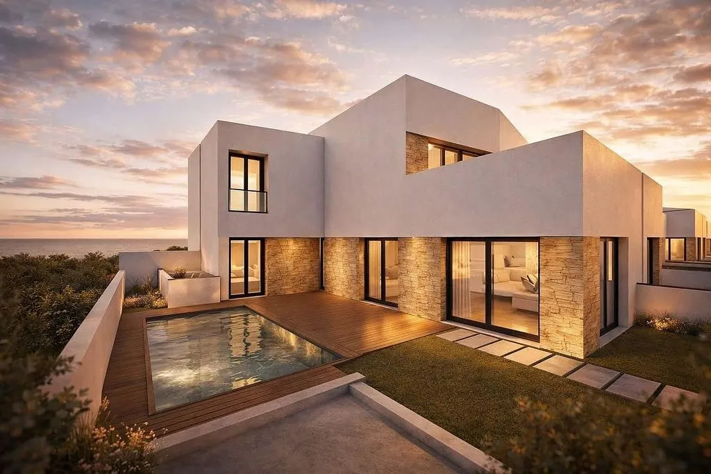 Välivaade - Contemporary Adjoined Villas with Pool in Bigastro