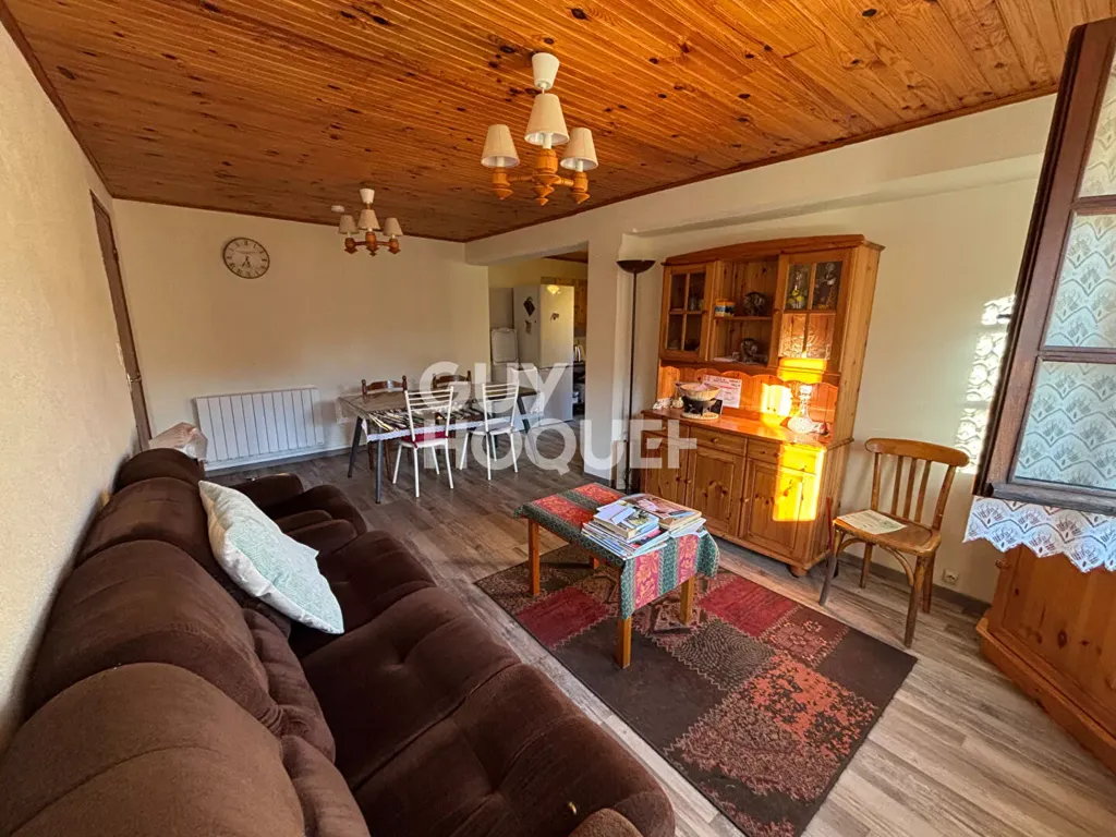 Séjour - Maison Individuelle avec Vue Panoramique à Burzet