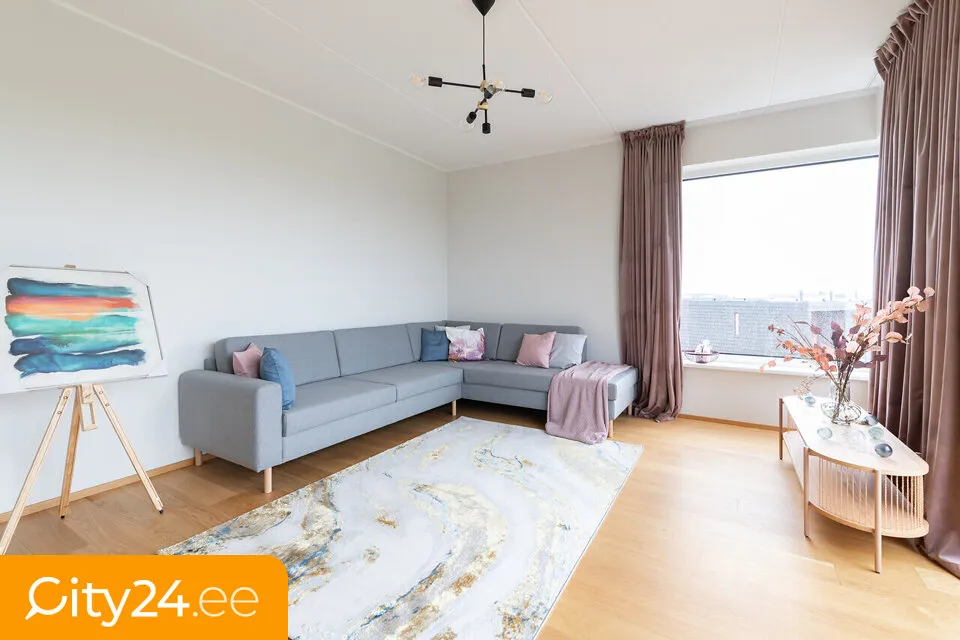 Soggiorno - Apartment with Terrace in Järveküla, Harju County