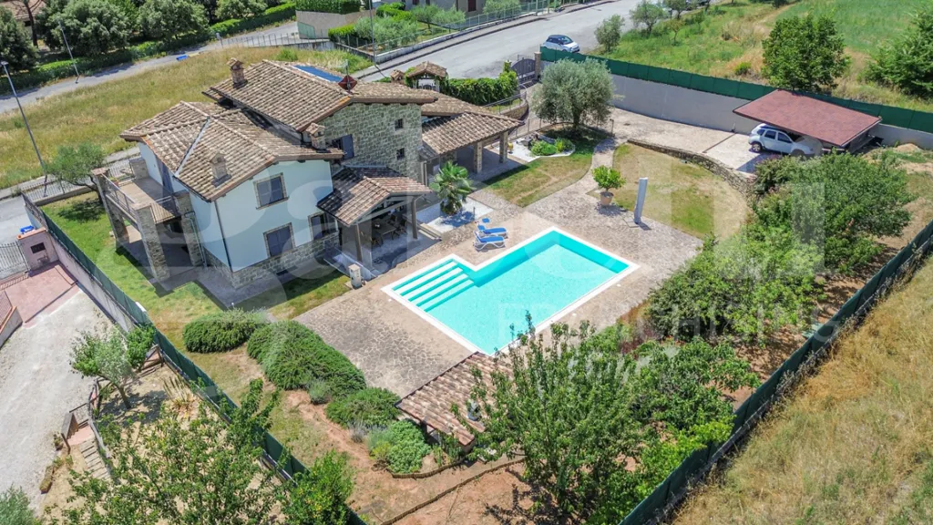 Vista aerea - Luxury Villa with Pool near Perugia
