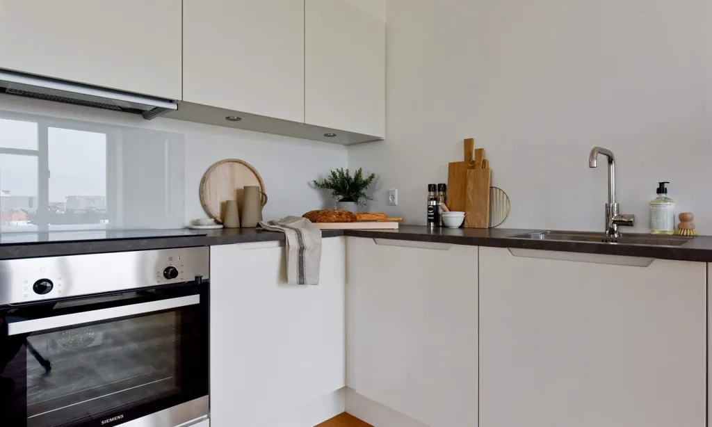 Köök - Modern Flat with Green Spaces in Copenhagen S