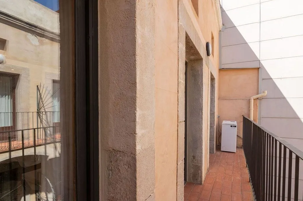 Balcon - Furnished Flat with Balcony in Barcelona