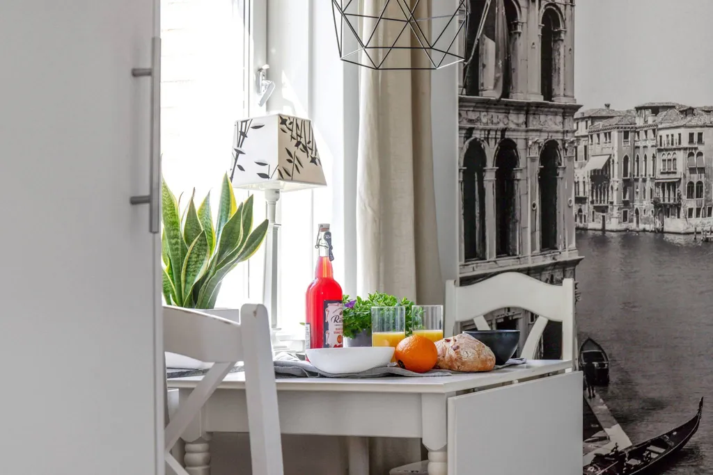 Salle à manger - Apartment with Renovated Facilities in Norrstrand