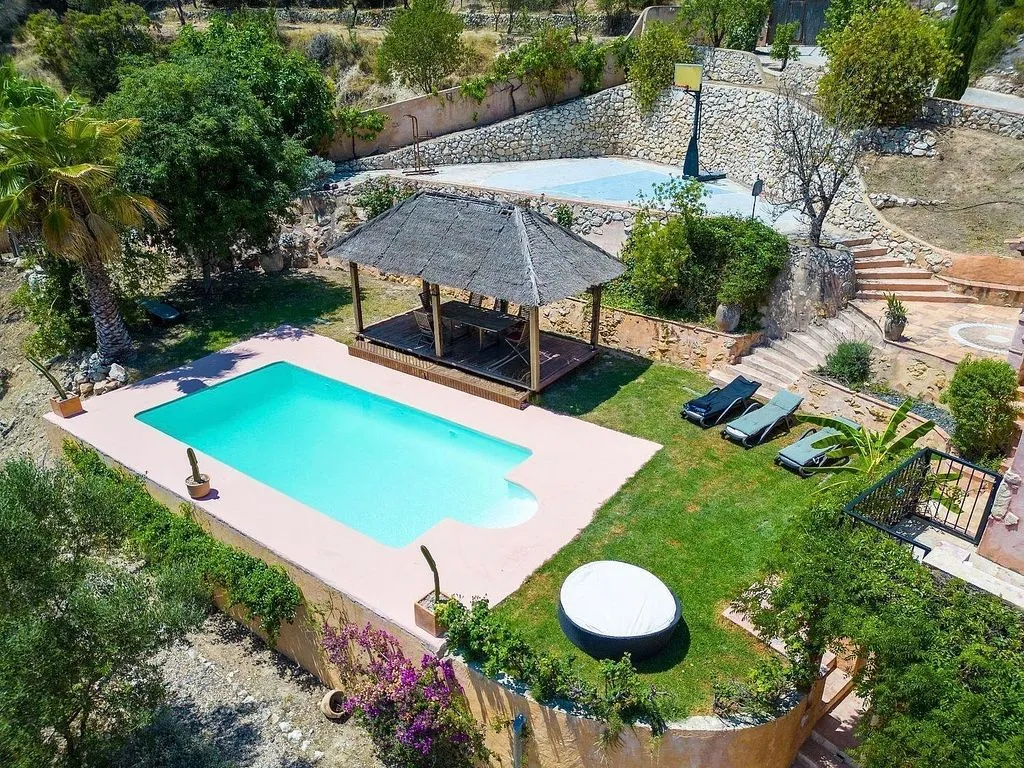 Vue aérienne - Villa with Pool and Terrace in Callosa d'En Sarrià