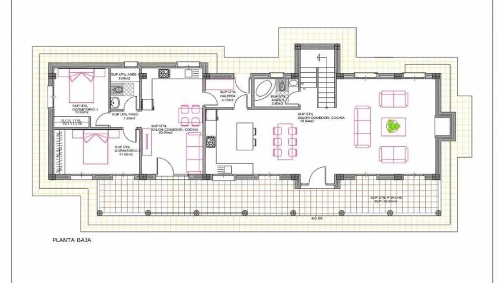 Plan - New Build Villa with Pool in Pinoso