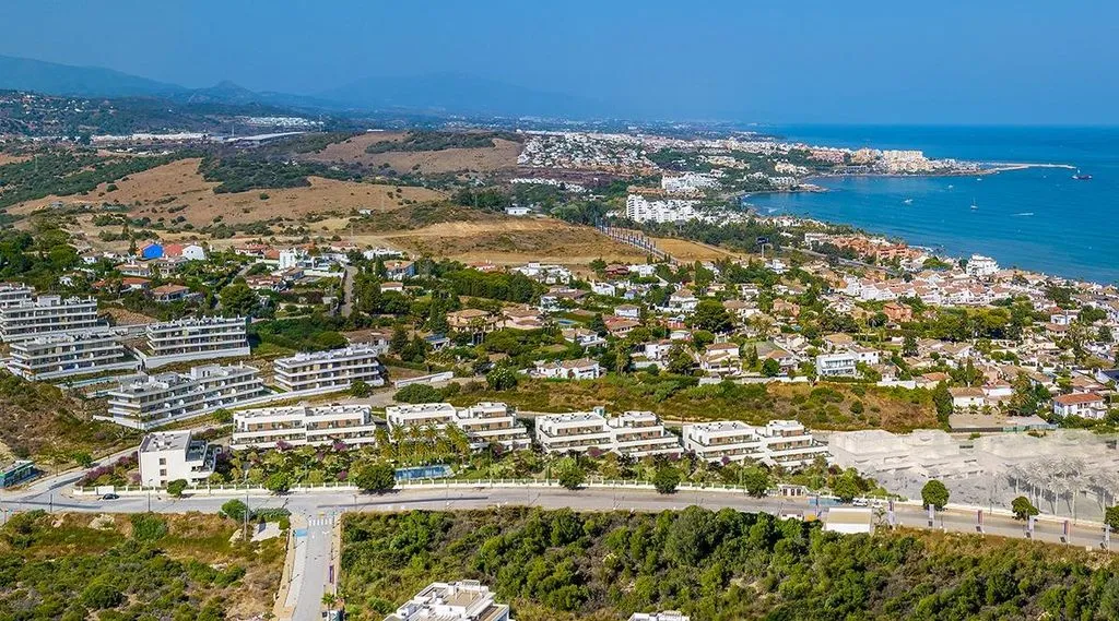 Vue aérienne - Luxury Penthouse with Sea View in Estepona