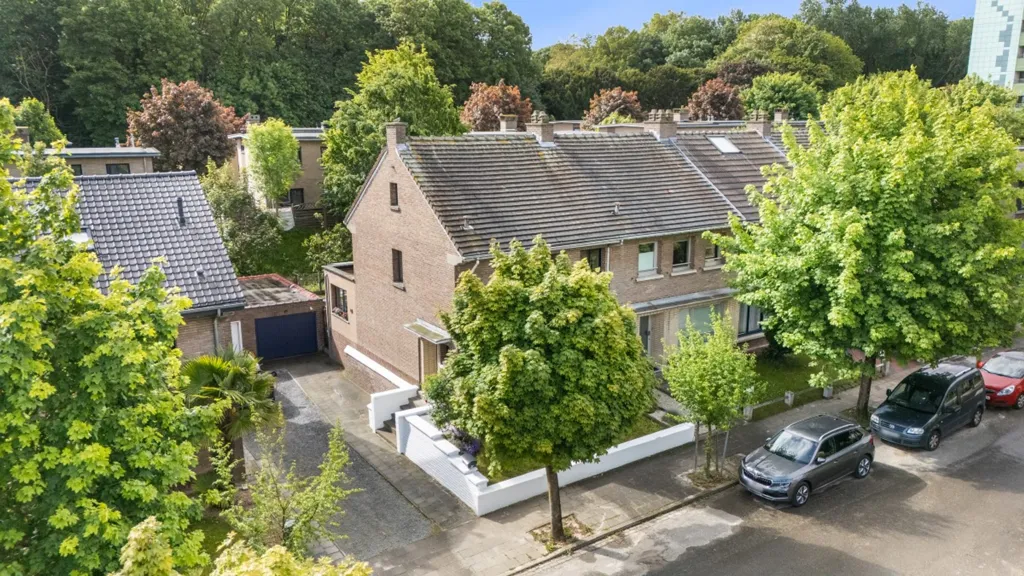 Vue aérienne - Maison Semi-Individuelle avec Jardin à Vilvoorde