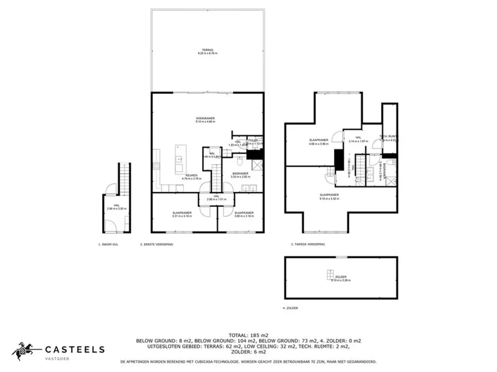 Plaan - Modern Duplex with Terrace in Zelzate