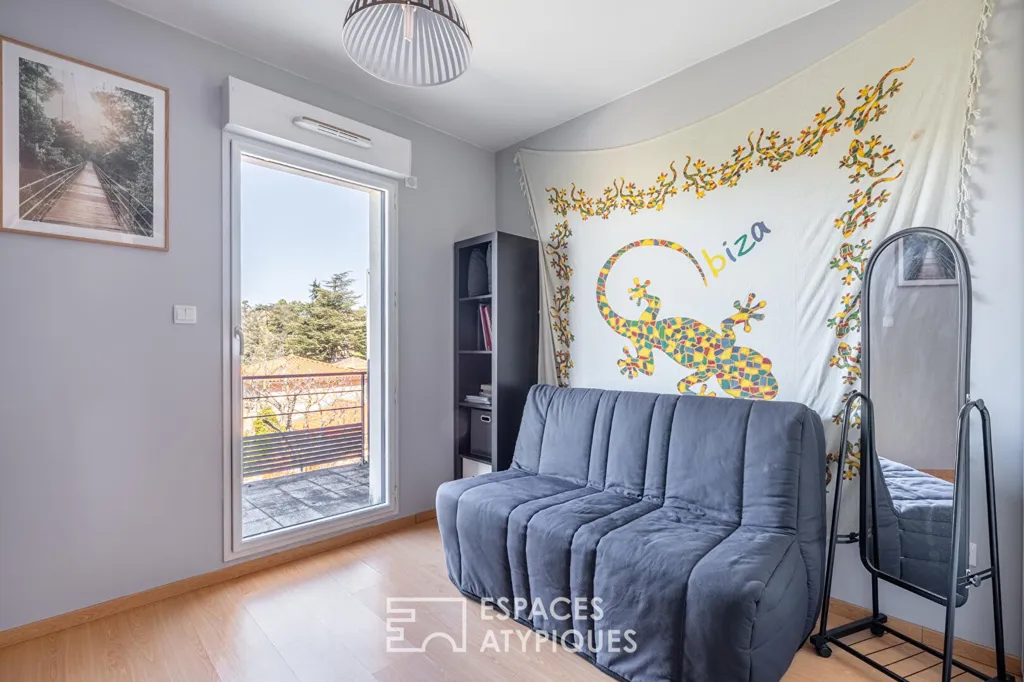 Camere da letto - Apartment with South Terrace in Limonest