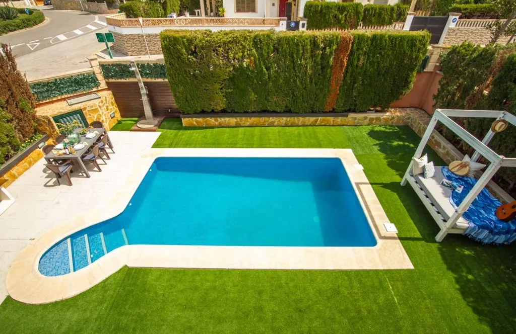 Vue aérienne - Corner Villa with Pool in Badia Blava