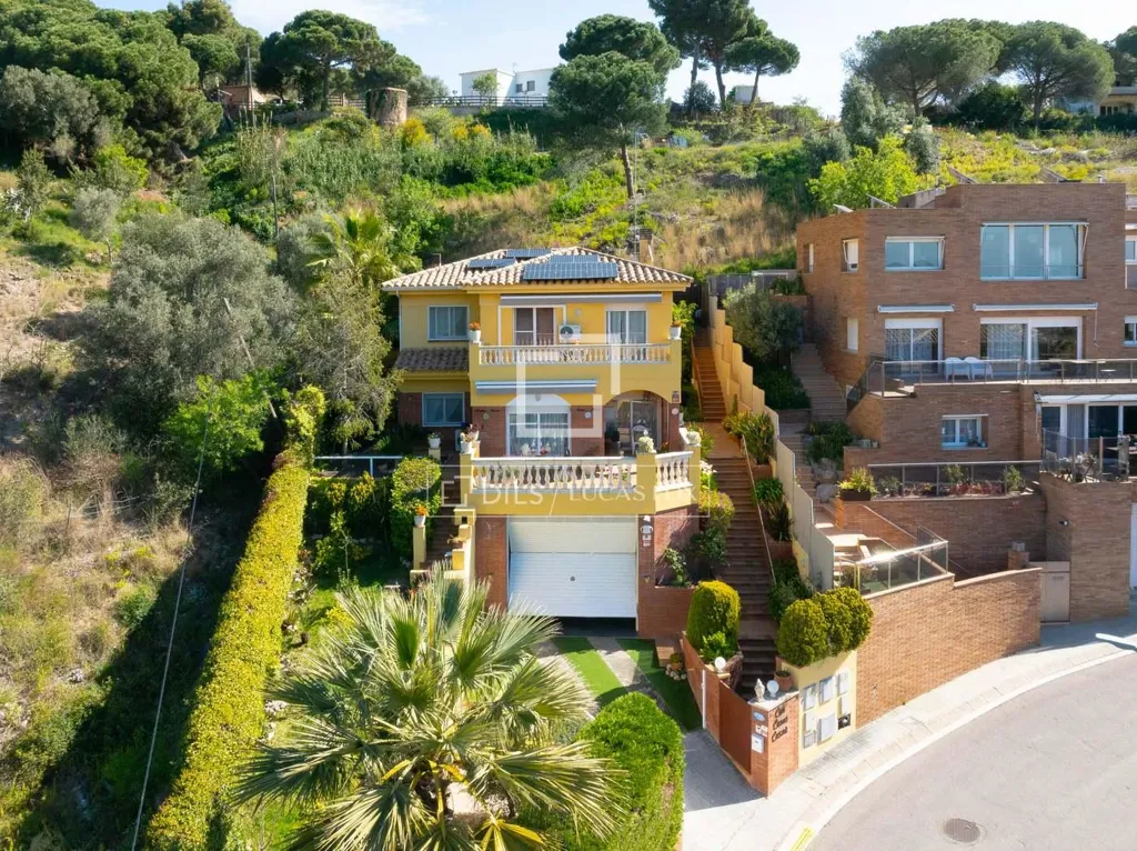 Vue aérienne - Detached House with Pool in Vilassar de Dalt