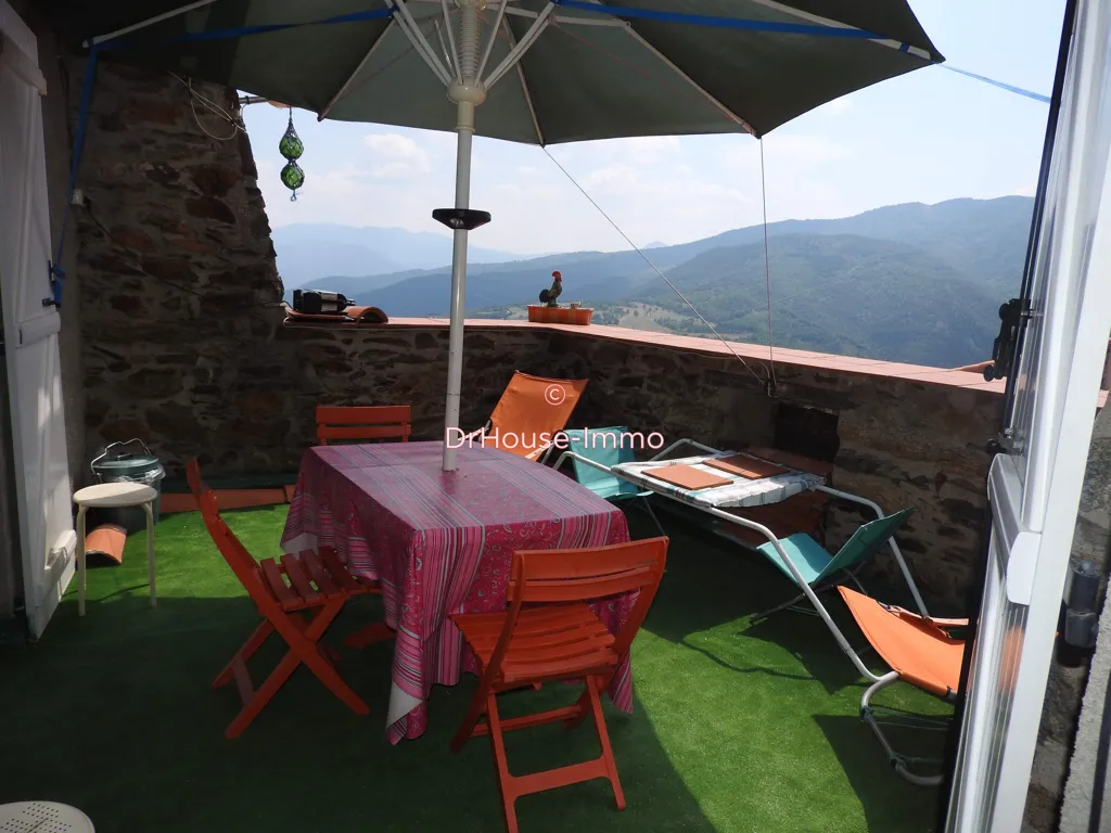 Terrasse - Maison en Pierre avec Solarium dans un Village