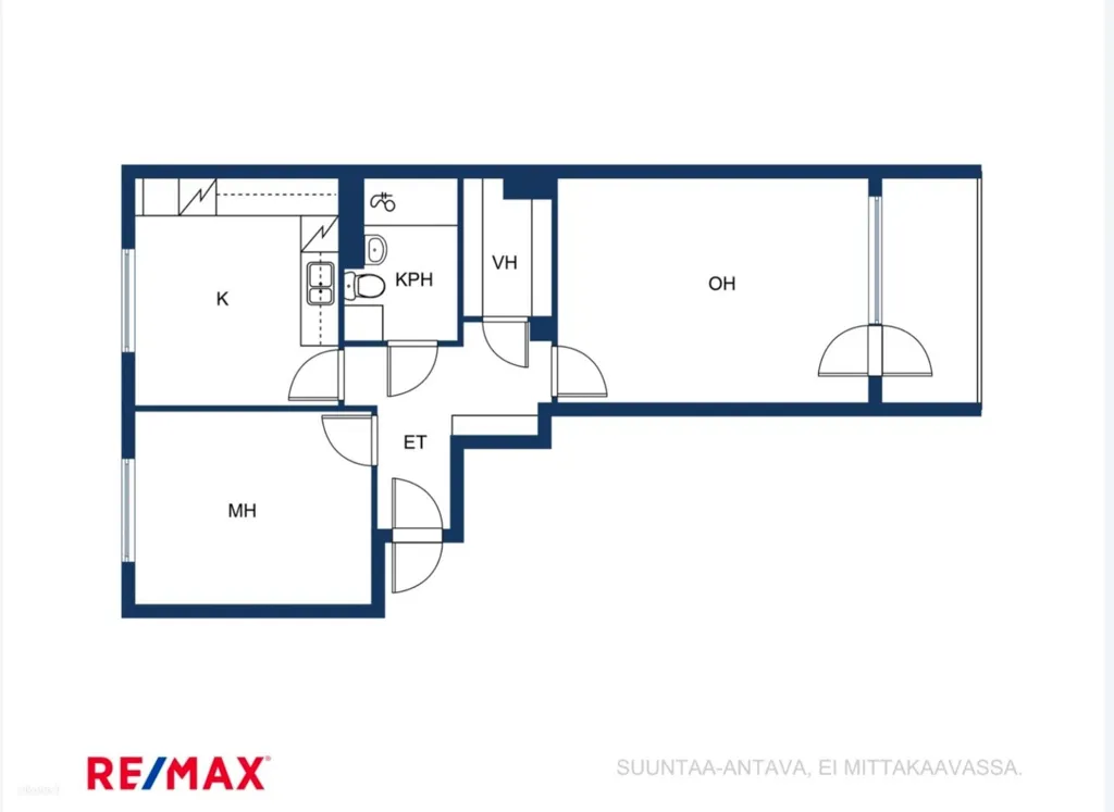Planimetria - Apartment with Balcony in Annala, Tampere