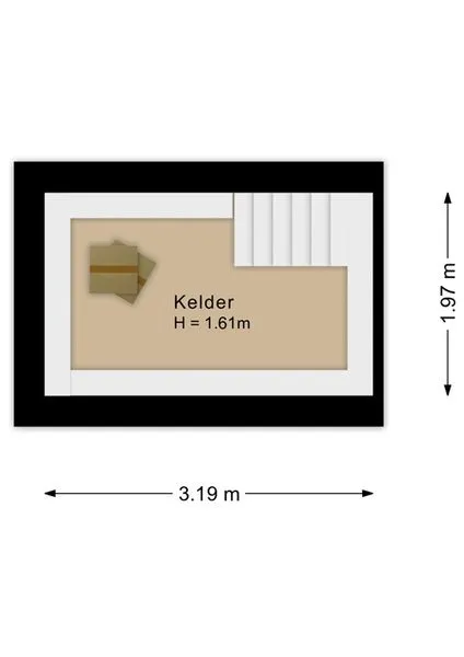 Floor Plan - Detached House with Private Garden in Yerseke