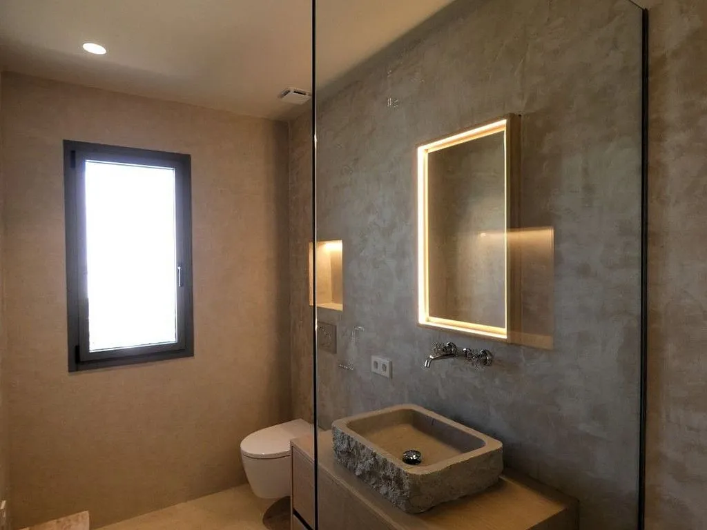 Salles de bain - Contemporary Villa with Pool in Montferrutx