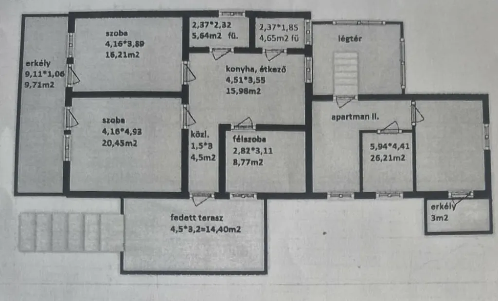 Planimetria - Multi-Generational House with Garden near Balaton, Gyenesdiás