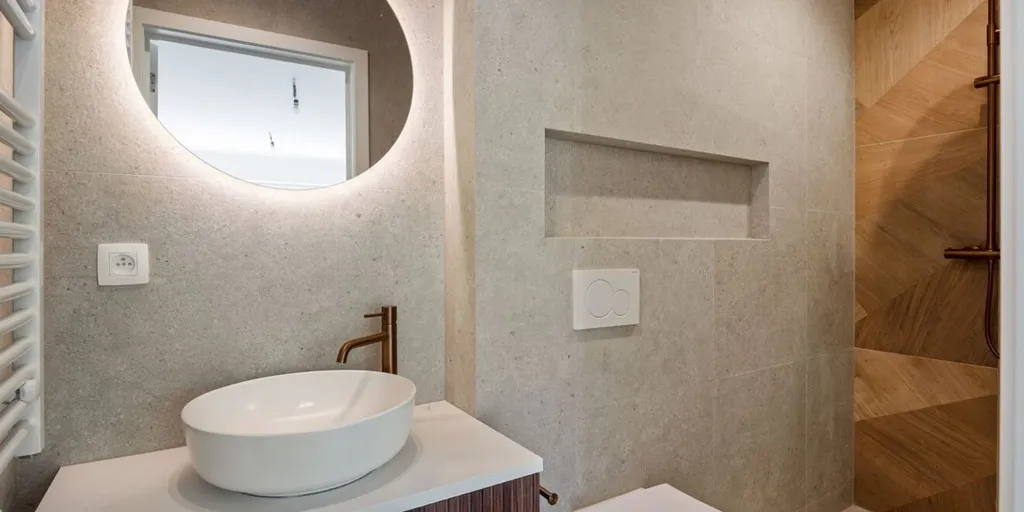 Salles de bain - Appartement Rénové avec Garage à Lier