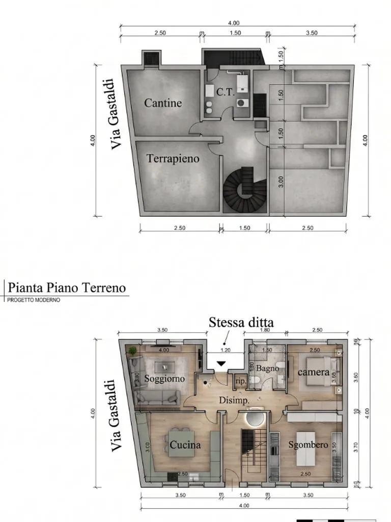 Detached House with Pool in Gastaldi