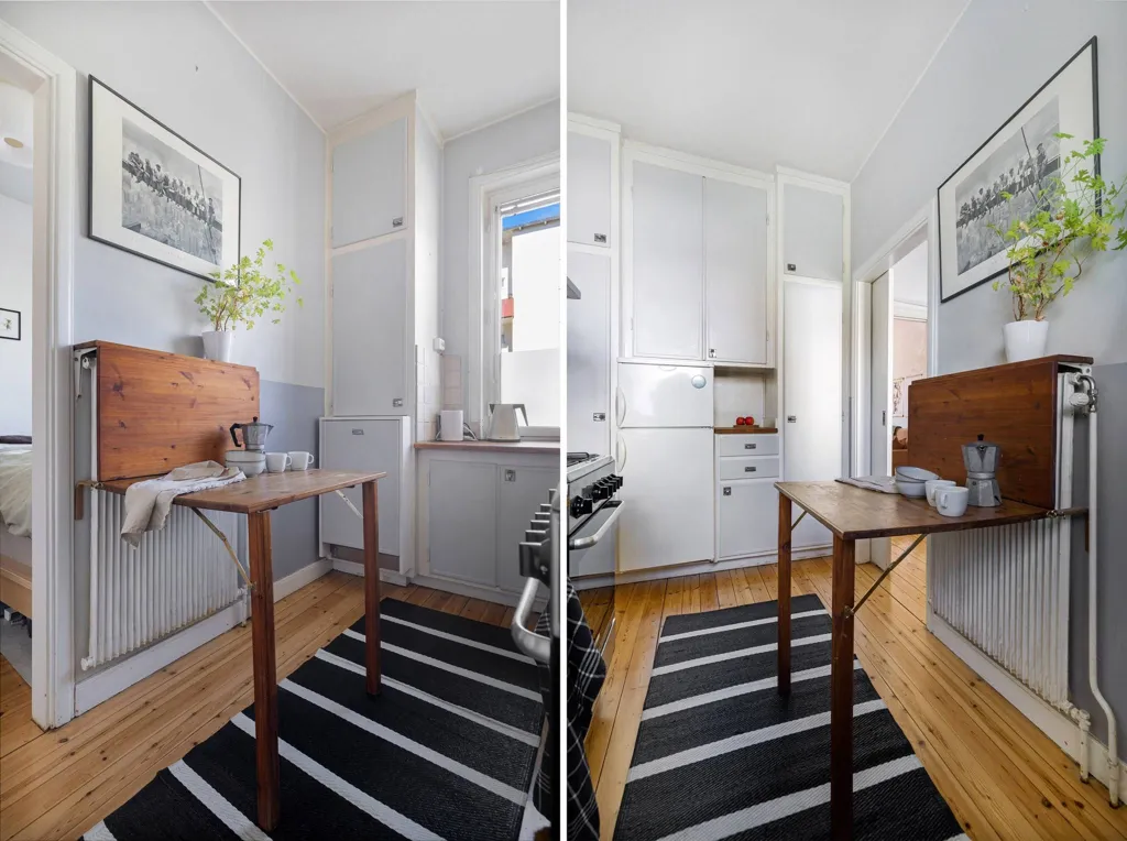 Cucina - Charming Two-Bedroom Flat with Balcony in Stockholm