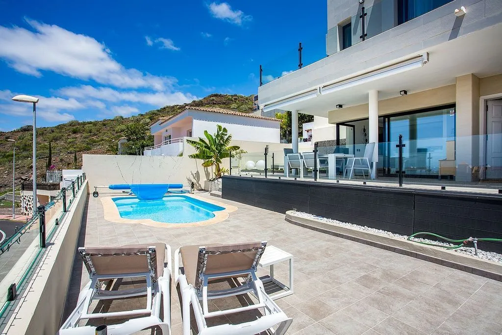 Piscine - Detached Villa with Pool and Ocean Views, Costa Adeje