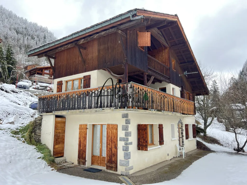Extérieur - Chalet Rénové avec Vue Panoramique à La Clusaz