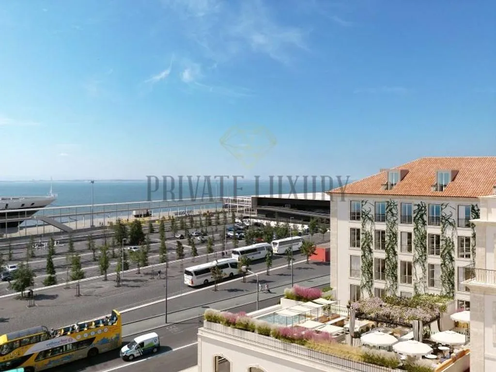 Vue aérienne - Luxury Apartment with Waterfront View in Alfama