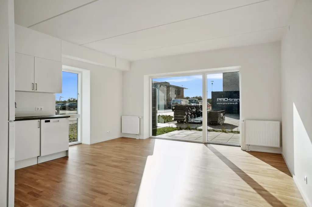 Living Room - Two-Bedroom Flat with Terrace in Odense S