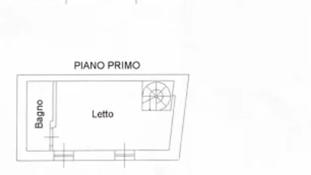 Plan - Terraced House with Fireplace in Rivergaro