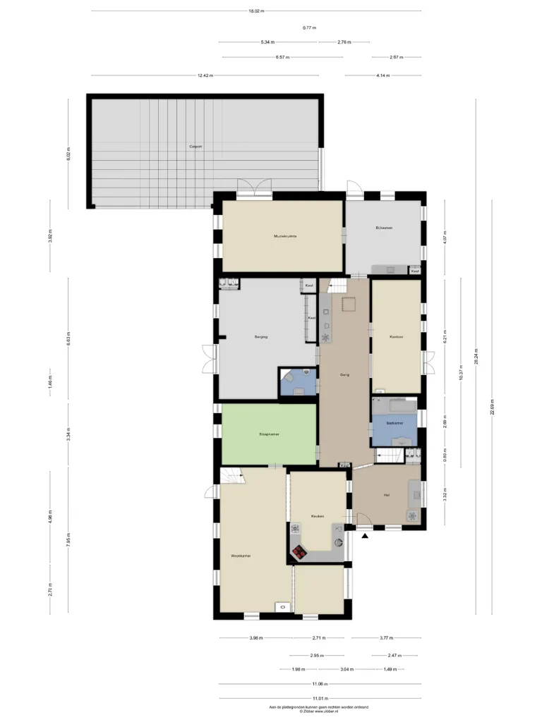 Plan - Characterful Farmhouse with Pool in America