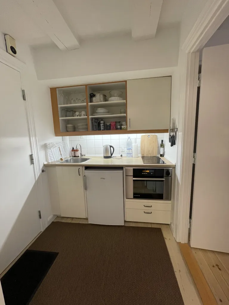 Cuisine - Furnished Studio with Garden in Vesterbro