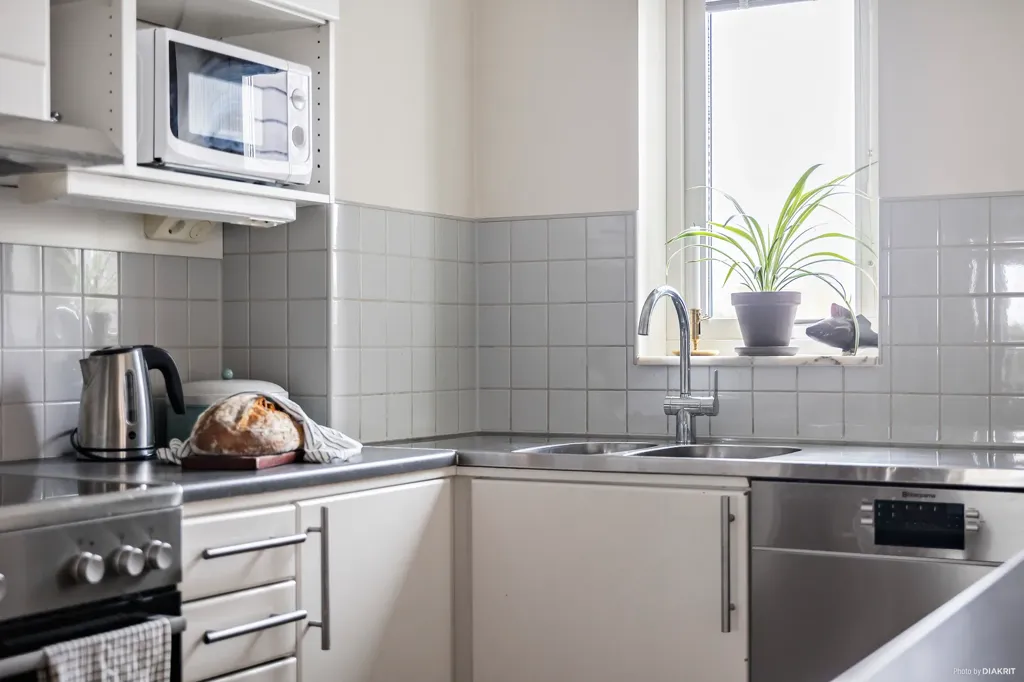 Cucina - Apartment with River View in Karlstad