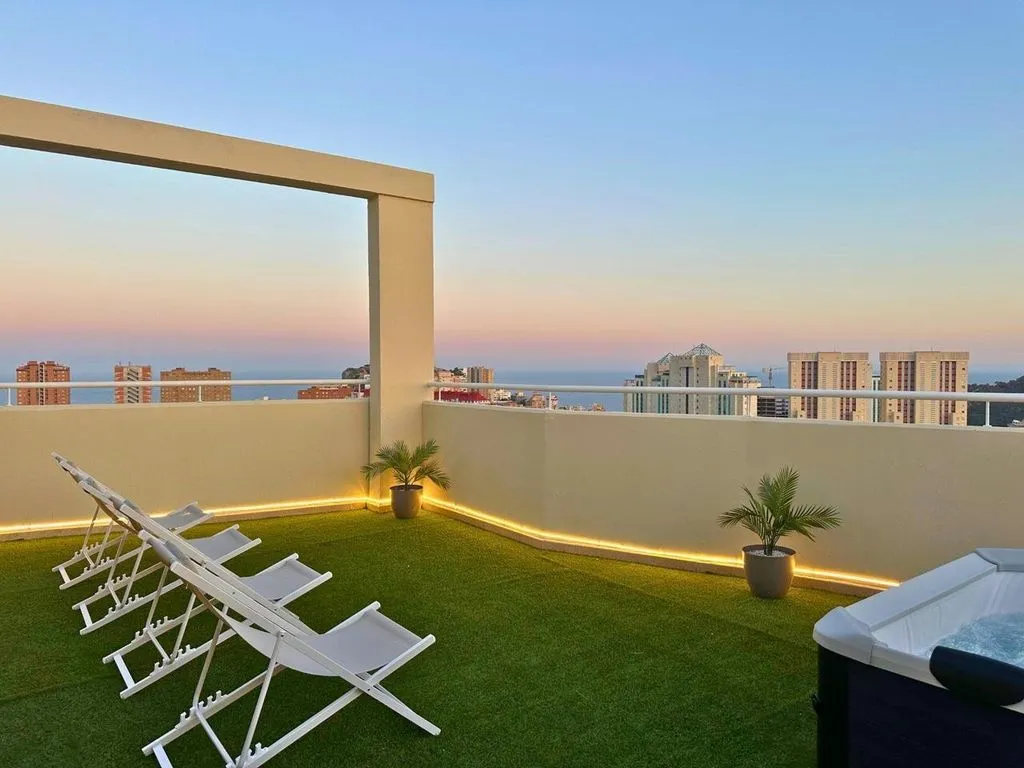 Terrasse - Luxury Apartment with Multiple Views in Benidorm