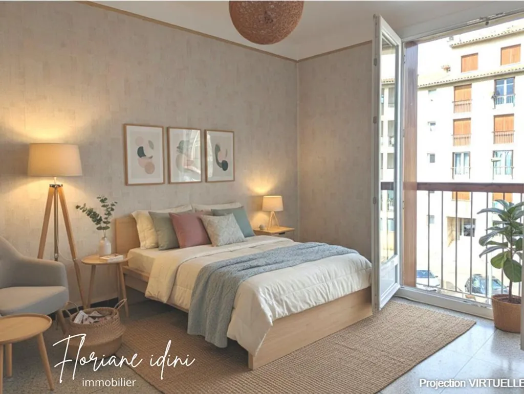 Bedrooms - T3 Flat with Balcony in 92,000 EUR Zone