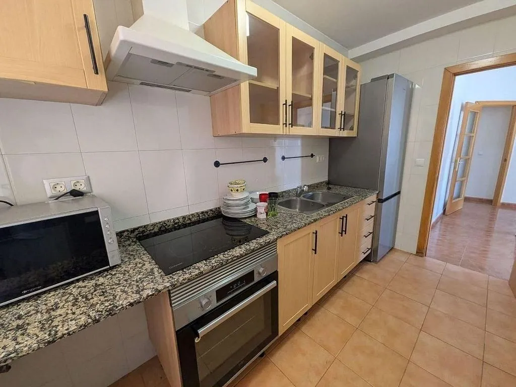 Köök - Apartment with Balcony in Casco Antiguo, Valencia