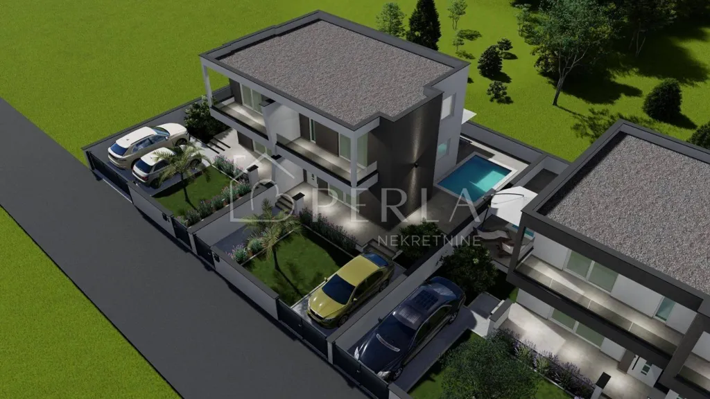 Modern Duplex with Pool near Zadar
