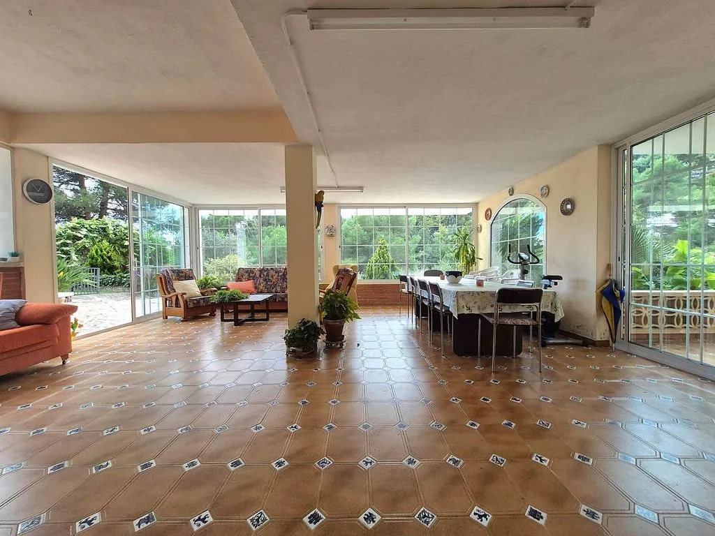 Terrass - Chalet with Pool and Terrace in Cervelló
