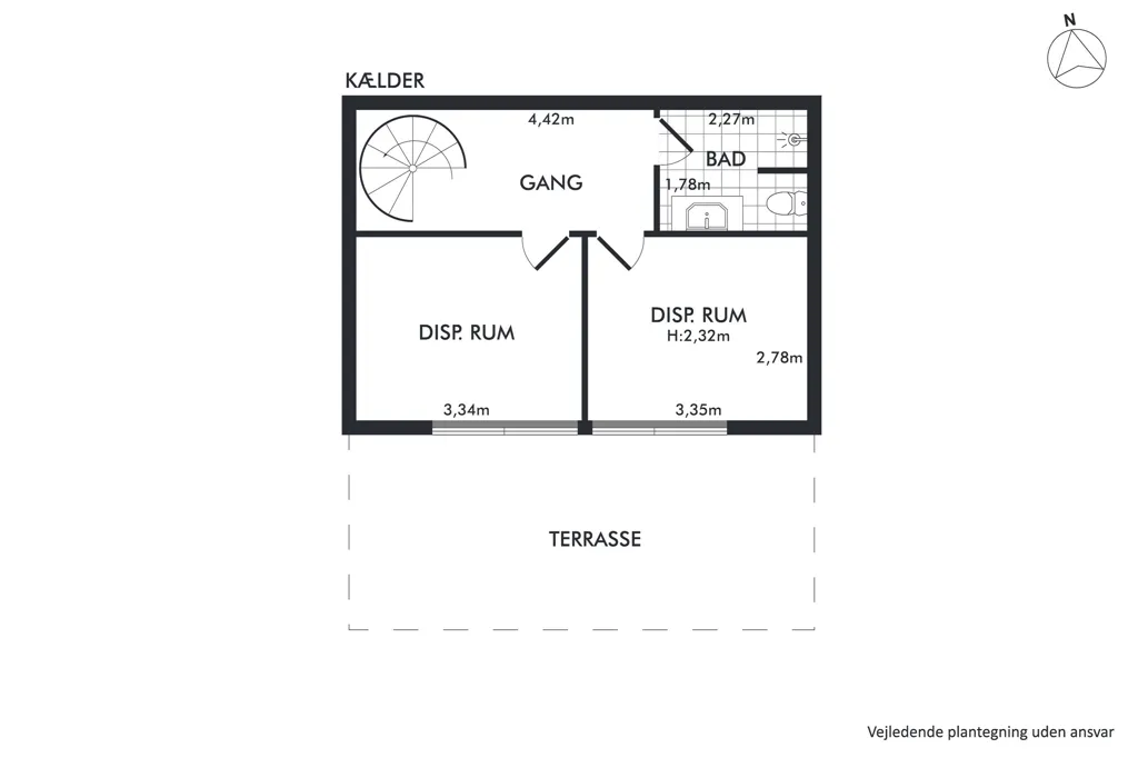 Floor Plan - Maintained Family Villa in Viborg