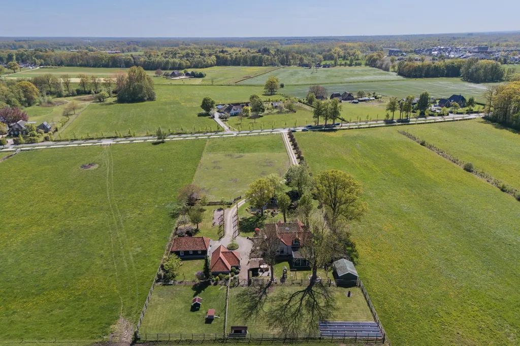 Vue aérienne - Classical Villa with Private Garden in Schalkhaar