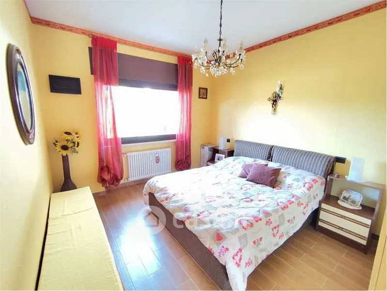 Bedrooms - Rearranged Apartment with Mountain View in Saint-Vincent