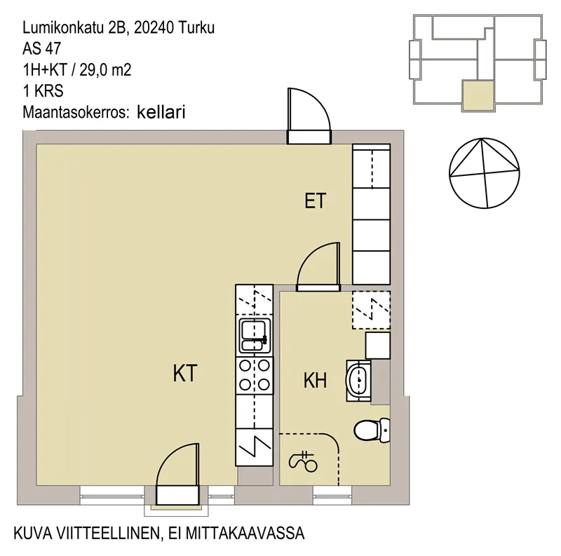 Planimetria - Apartment with Sauna in Pansio, Turku