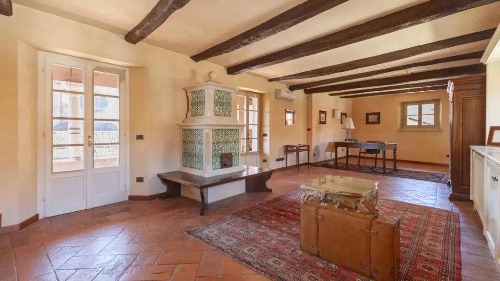 Séjour - Historic Villa with Panoramic Views in Grignasco